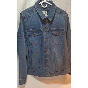 Anybody Denim Jacket Sz 1X